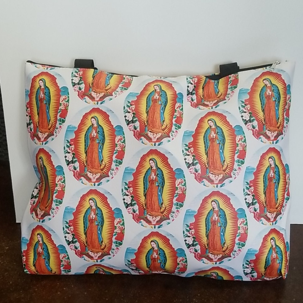 Our Lady of Guadalupe Virgin Mary Tote Bag - Picture 3 of 11
